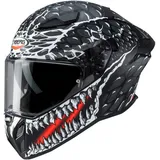 Caberg Drift Evo II Crok Integralhelm - Matt Schwarz/Grau/Rot - XXL