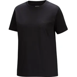 Arc'teryx Arcteryx Damen Kragg Cotton Little Bird T-Shirt (Größe M, schwarz)