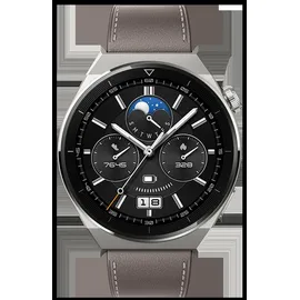 Huawei Watch GT 3 Pro  46 mm titangrau Lederarmband grau