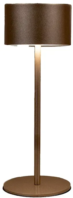 LED Lampe 22x8cm dimmbar mit USB Anschluss  - bronze