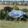 Bucas Fliegendecke BuzzOff Classic 135 cm Blau/Silber