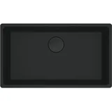 Franke Maris MRG 110-72 Waschbecken, 1 Becken, Unterbau, 80 cm, Schwarz