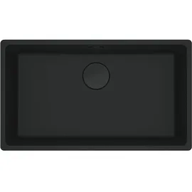 Franke Maris MRG 110-72 Waschbecken, 1 Becken, Unterbau, 80 cm, Schwarz