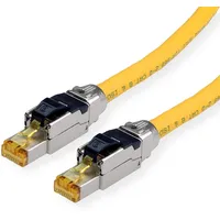 Roline S/FTP-(PiMF-) Patchkabel Cat.8 (Class I), LSOH, Massivdraht, gelb, 2 m