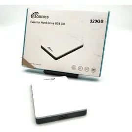 Sonnics 320 GB USB 3.0 weiß