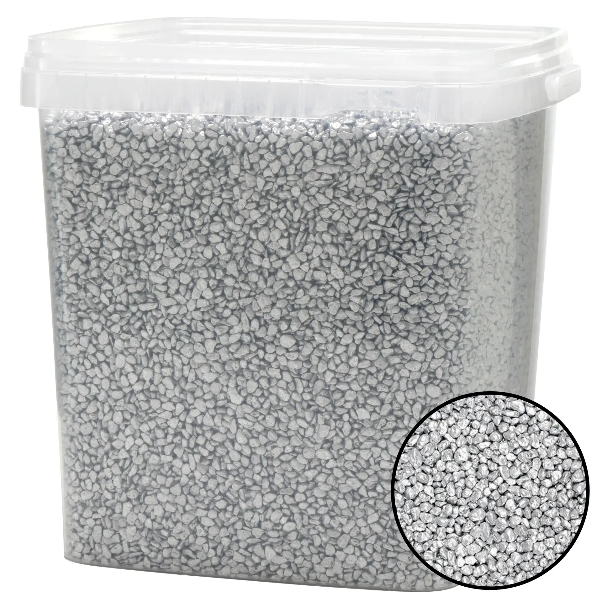 Granulat 2-3mm 5,5L silber