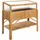 Tectake tectake® Hochbeet, Holz, Baum/Pflanze/Natur, Rechteckig, 57x90x119 cm, Gartenzubehör, Hochbeete