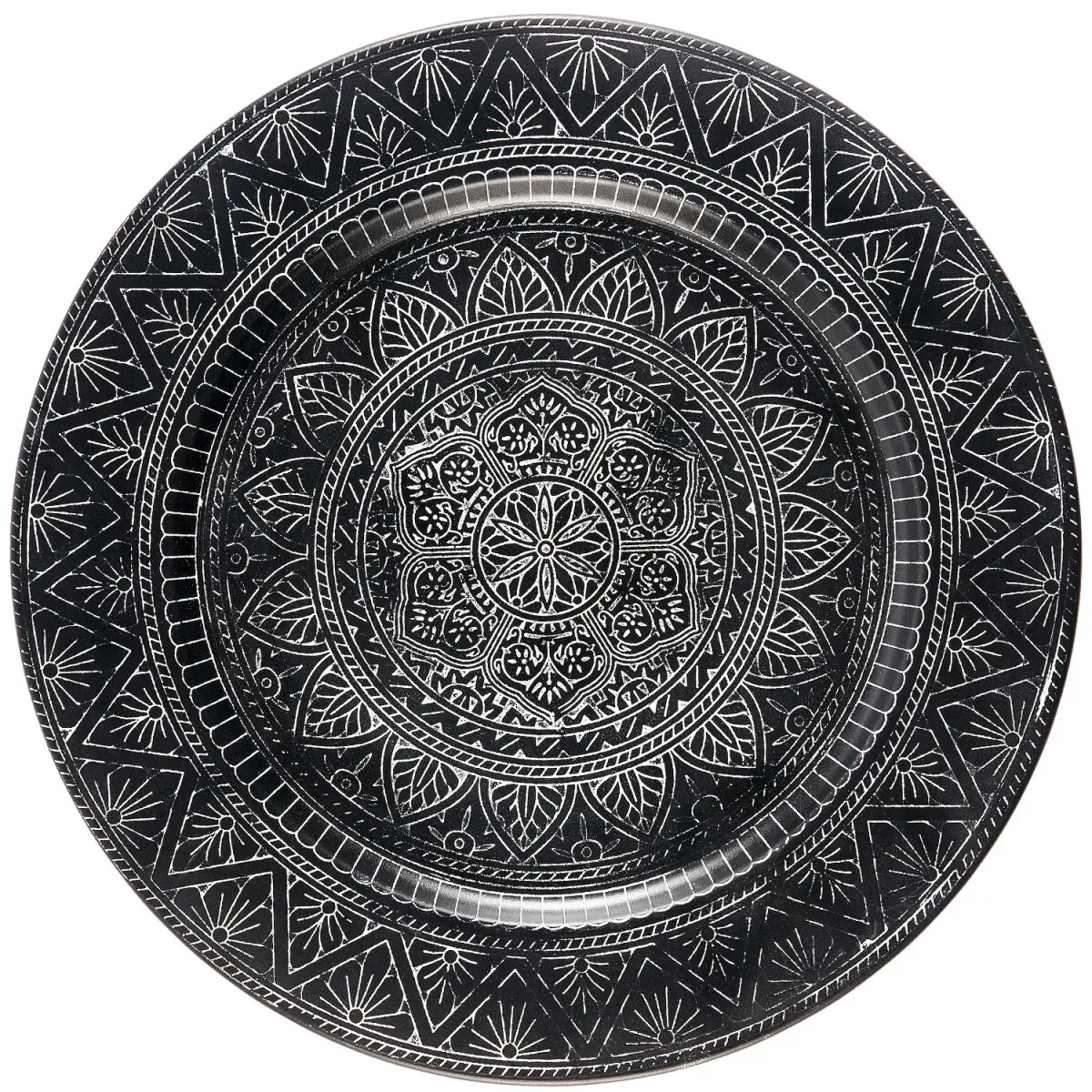 Orientalisches Orient Tablett Teetablett Manar Schwarz