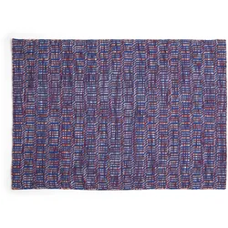 HAY - Radio Teppich, 170 x 240 cm, rot / blau