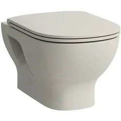 LAUFEN LUA Wand-WC spülrandlos, offene Befestigung H8200810000001, Badkeramik, pergamon