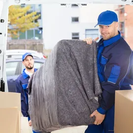 Relaxdays Umzugsdecken 10er Set Grau