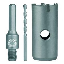 PROTEC.class Schlagbohrkronen-Set 68mm mit Sechskant-Aufnahme