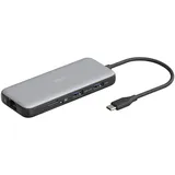 Digitus USB-C® Dockingstation DA-70915 inkl. Ladefunktion, integrierter Kartenleser, M.2 SSD Steckp