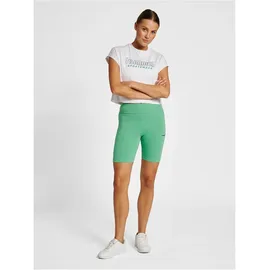 hummel hmlLGC CAMERON kurze Tights Damen 6109 green spruce XS