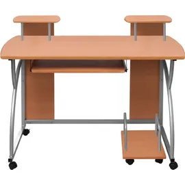 vidaXL Schreibtisch Kaleena Braun
