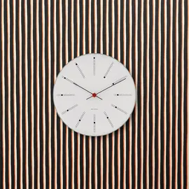 Arne Jacobsen Bankers Wanduhr 16 cm 16 weiß