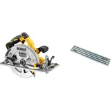 DeWALT DCS572NT-XJ Akku-Handkreissaege, 18V (Basisv.), Schwarz/Gelb & Führungsschiene (1.000 mm Länge, für Tauchkreissägen) DWS5021