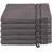 Waschhandschuh 5 x 16 x 22 cm anthrazit