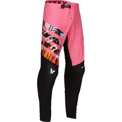 Thor Sportmode SD, Textilhose - Schwarz/Rosa/Orange - 32