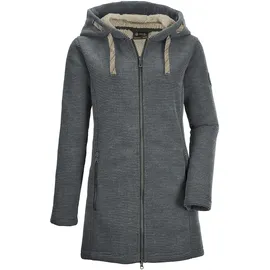 G.I.G.A. DX Gw 54 Wmn Kntflc Prk Strickfleeceparka/Fleecejacke Mit Kapuze, Dunkelgrün, 36