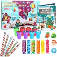 Adventskalender 2025 Kinder Schule mit 24 Schreibwaren Bleistifte