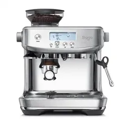 Sage The Barista Pro, Gebürstetes Edelstahlgrau, Einstellen der Mahlkegel, 1650W