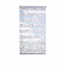 GARESA Doppelrollo Swing 90 x 150 cm grau/weiß