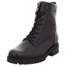 Gabor Damen Schnürstiefeletten, Frauen Stiefeletten,Komfortable Mehrweite (H),halbstiefel,Kurzstiefel,schwarz (Micro),38 EU 5 UK - 38 EU Weit