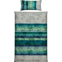 REDBEST Single-Jersey Bettwäsche in petrol | 155x220 cm)