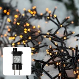 Hellum LED Lichterkette Cluster Deko Beleuchtung 370 LED warmweiß Außen Outdoor Garten