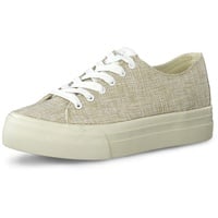 TAMARIS Damen Low Sneaker Low Top 1-23786-28 Beige, Groesse:37 EU