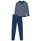SCHIESSER Pyjama Comfort Essentials Blau 27