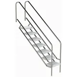 Ideal Edelstahl Treppe Modell 08.1 179,9 cm Edelstahl/ABS