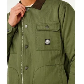 Rip Curl Premium Surf Sherpa Jacke dark olive L