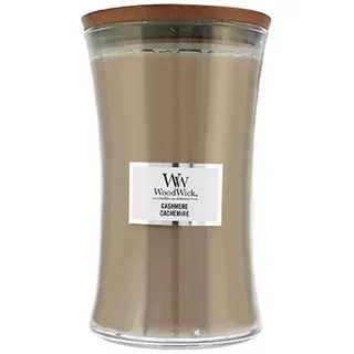 Woodwick Cashmere Duftkerze mit Holzdocht 609,5 g