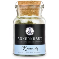 Ankerkraut Kräutersalz, klassiches Salz mit Kräuter, wie Oregano, Basilikum und Petersilie, 100 g im Korkenglas