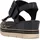 remonte Keilsandalette Sommerschuh, Sandale mit praktischen Klettverschlüssen schwarz 45 EU