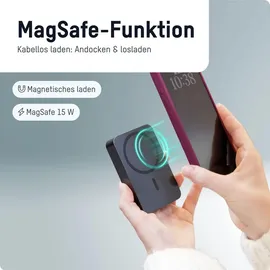Ansmann MagSafe Powerbank 10000 mAh USB PD, Qi Wireless Charging USB-C®
