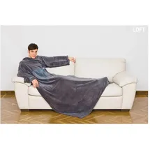 Kanguru Deluxe Loft Plaid 140 x 210 cm Grau