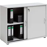 MÖBELPARTNER Serie 4000 Aktenschrank 100 x 39,5 x 76,0 cm grau