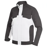 FHB Arbeitsjacke ERNST Twill - weiß;anthrazit