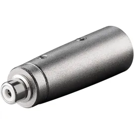 goobay XLR-Adapter, XLR-Stecker (3-Pin) > Cinch-buchse.