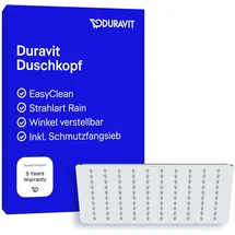 Duravit Kopfbrause Chrom