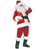 Santa Anzüge Für Erwachsene Männer Weihnachtsmann-kostüm-klage Adult Weihnachten Deluxe Santa Outfit Für Männer