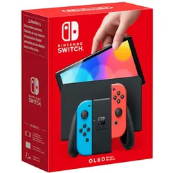 Nintendo Switch OLED, Nintendo Switch, NVIDIA Custom Tegra, Blau, Rot, Analog / Digital, Home button, Power-Taste, Tasten