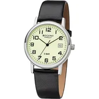 REGENT Herrenarmbanduhr 1595.40.17 Leder F793