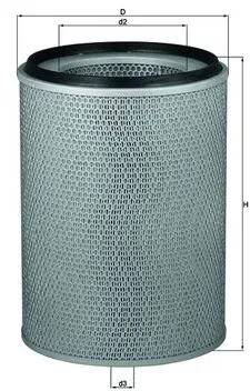 KNECHT Luftfilter lx797 282mm für RENAULT TRUCKS