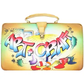GREENLAND Nature Art+Craft Doktorkoffer Leder 37 cm mehrfarbig