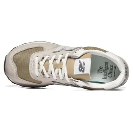 New Balance 574 Herren Shipyard / Dark Silver Metallic 44
