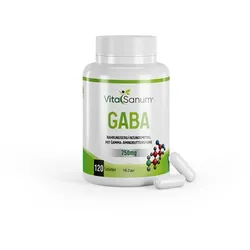 VitaSanum® - GABA 750mg 120 Tabletten - mit Gamma-Aminobuttersäure - Apothekenherstellung 120 St